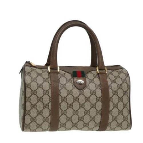 Gucci Vintage Pre-owned Laeder resvskor Beige, Dam