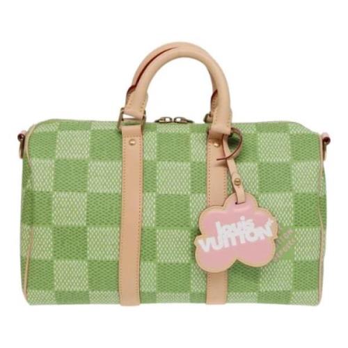 Louis Vuitton Vintage Pre-owned Canvas louis-vuitton-vskor Green, Dam