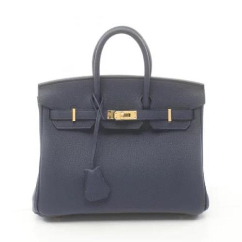 Hermès Vintage Pre-owned Laeder handvskor Blue, Dam