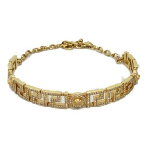 Versace Pre-owned Pre-owned Tyg halsband Yellow, Dam