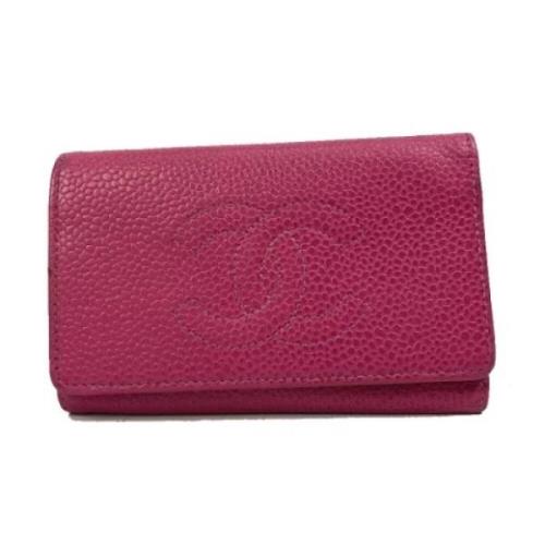 Chanel Vintage Pre-owned Laeder nyckelhllare Pink, Dam