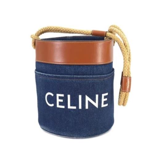 Celine Vintage Pre-owned Denim celine-vskor Blue, Dam