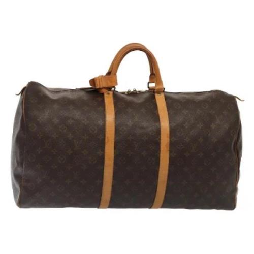 Louis Vuitton Vintage Pre-owned Canvas resvskor Brown, Dam