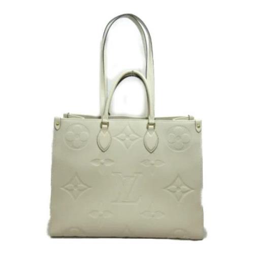 Louis Vuitton Vintage Pre-owned Laeder louis-vuitton-vskor Beige, Dam