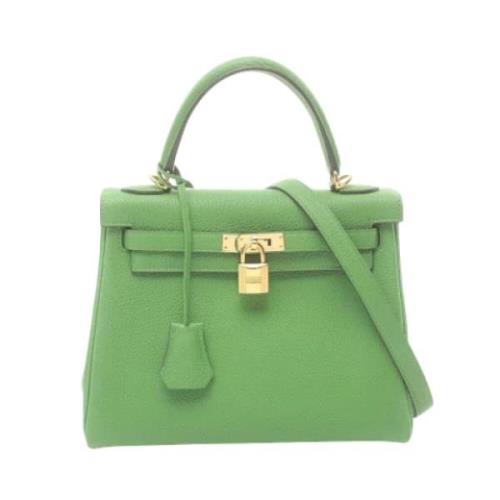 Hermès Vintage Pre-owned Laeder handvskor Green, Dam