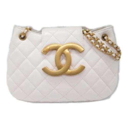 Chanel Vintage Pre-owned Laeder chanel-vskor White, Dam