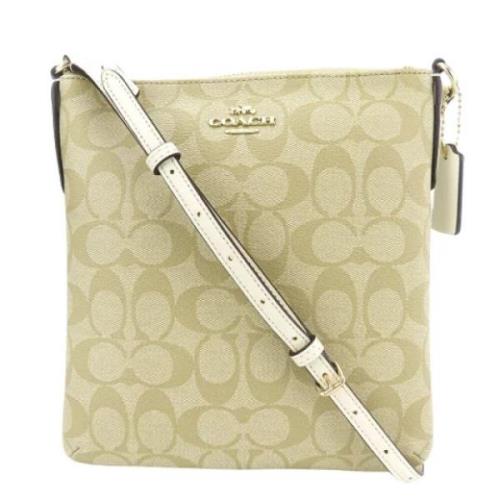 Coach Pre-owned Pre-owned Canvas crossbodyvskor Beige, Dam