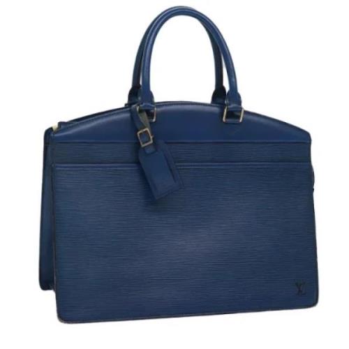 Louis Vuitton Vintage Pre-owned Laeder handvskor Blue, Dam