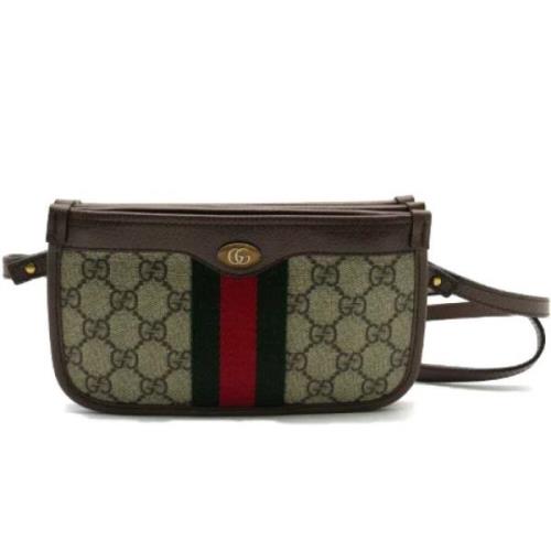 Gucci Vintage Pre-owned Canvas gucci-vskor Beige, Dam