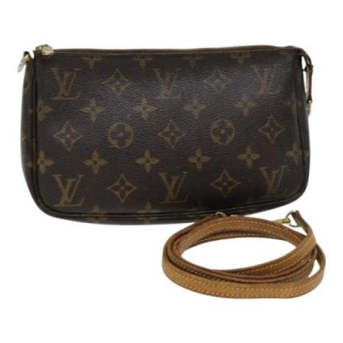 Louis Vuitton Vintage Pre-owned Canvas necessrer Brown, Dam