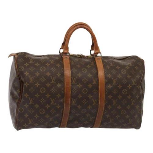 Louis Vuitton Vintage Pre-owned Canvas resvskor Brown, Dam