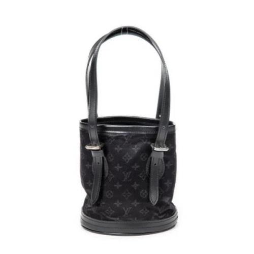 Louis Vuitton Vintage Pre-owned Canvas handvskor Black, Dam