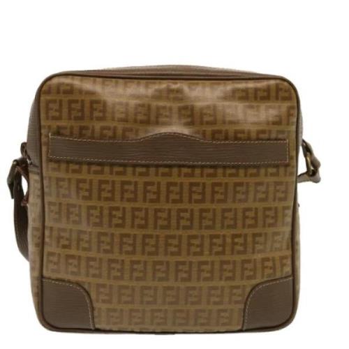 Fendi Vintage Pre-owned Canvas fendi-vskor Beige, Dam