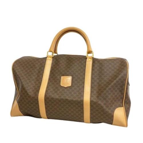 Celine Vintage Pre-owned Canvas resvskor Brown, Dam