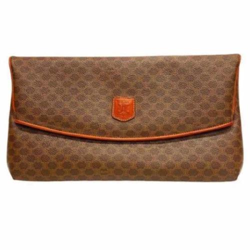 Celine Vintage Pre-owned Plast celine-vskor Brown, Herr