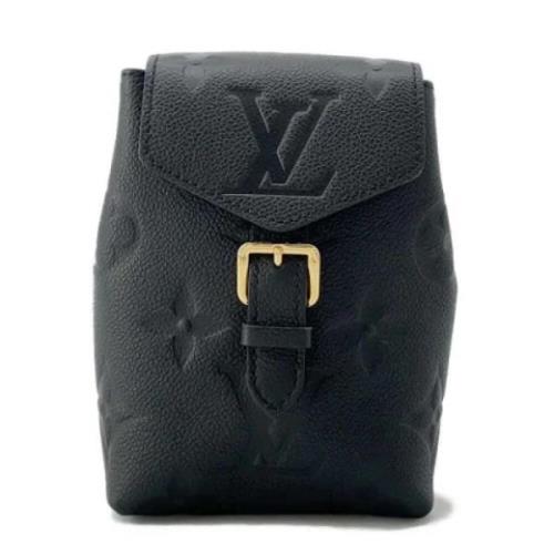 Louis Vuitton Vintage Pre-owned Laeder ryggsckar Black, Dam