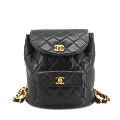 Chanel Vintage Pre-owned Laeder chanel-vskor Black, Dam