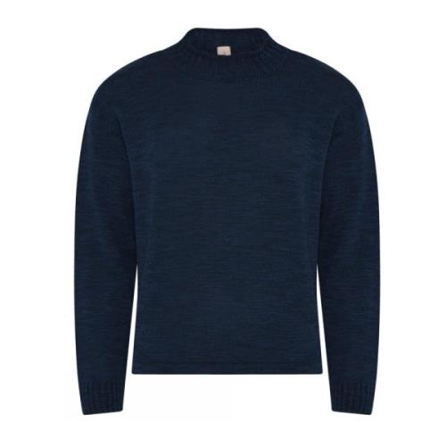 Skovhuus Melange Halsduk Pullover Blus Marin Blue, Dam