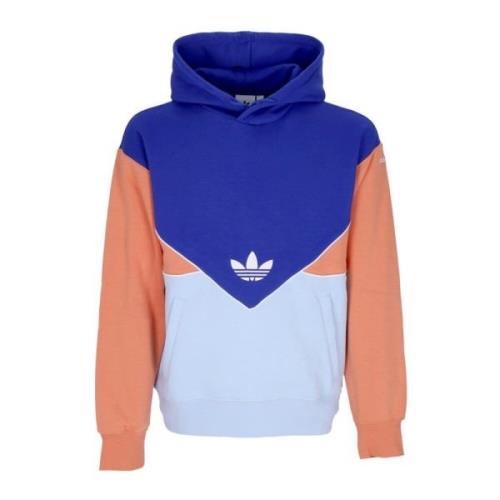 Adidas Blå hoodie med plyschinteriör Blue, Herr