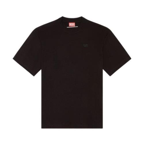 Diesel Grafiskt Tryck T-shirt Black, Herr