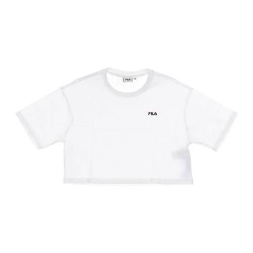 Fila Ljus Vit Cropped Tee Kortärmad White, Dam