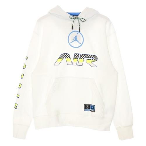 Jordan Sport DNA Hybrid Pullover Hoodie White, Herr