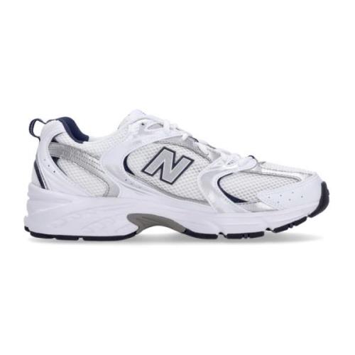 New Balance Vit/Mörkblå Låga Sneakers White, Herr