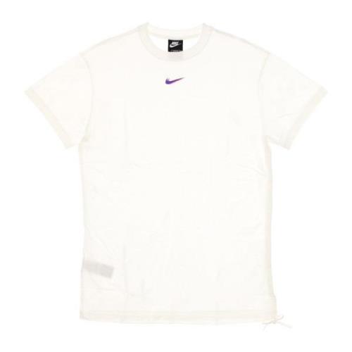 Nike Vit Klänning med Swoosh Print White, Dam