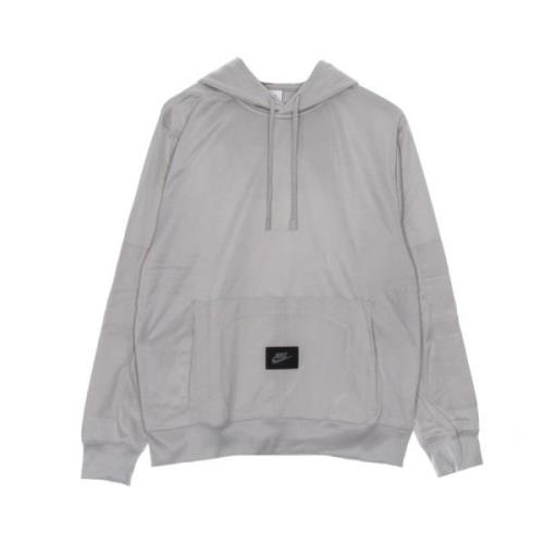 Nike Dri Fit Fleece Hoodie Långärmad Gray, Herr