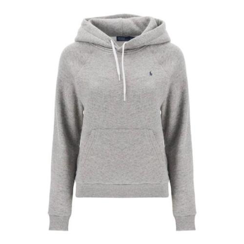 Polo Ralph Lauren Broderad logga regular fit hoodie Gray, Dam