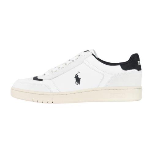 Ralph Lauren Vita Sneakers med Hästlogotyp White, Herr