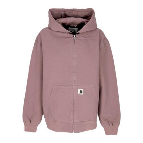 Carhartt Wip Denim Aktiv Jacka Straight Daphne Rinsed Pink, Herr