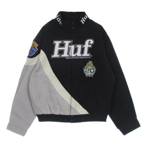 HUF Indigo Daytona Lätt Jacka med Hög Krage Multicolor, Herr