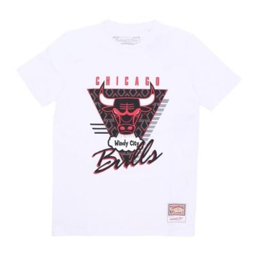 Mitchell & Ness Chicago Bulls NBA Tee Hardwood Classics White, Herr