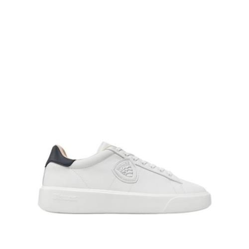 Blauer Modernt Herr Sneakers White, Herr