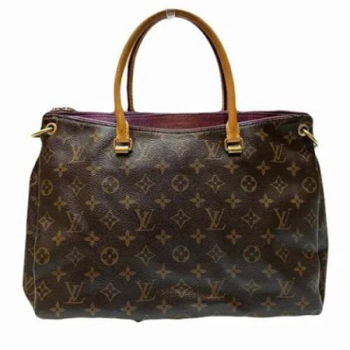 Louis Vuitton Vintage Pre-owned Tyg louis-vuitton-vskor Brown, Dam