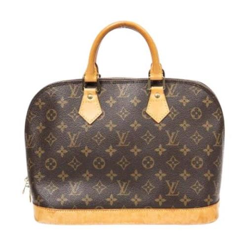 Louis Vuitton Vintage Pre-owned Canvas handvskor Brown, Dam