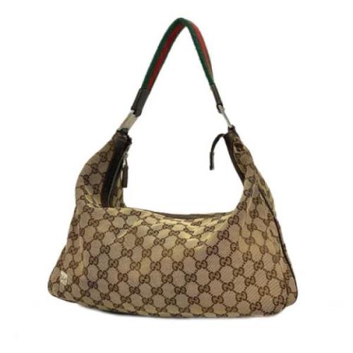 Gucci Vintage Pre-owned Canvas gucci-vskor Brown, Dam