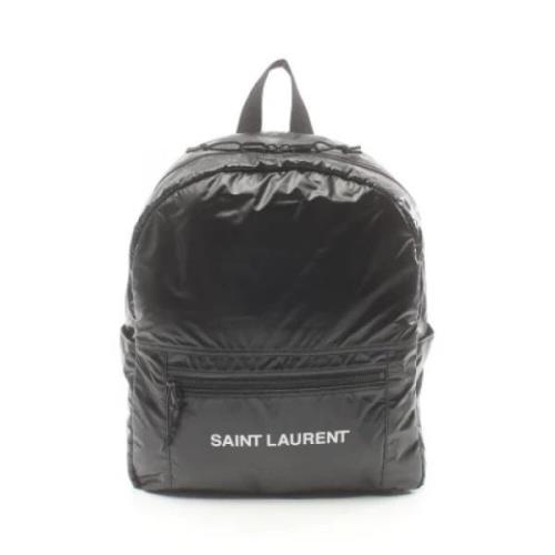 Yves Saint Laurent Vintage Pre-owned Nylon ryggsckar Black, Dam