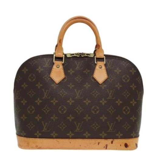 Louis Vuitton Vintage Pre-owned Canvas handvskor Brown, Dam