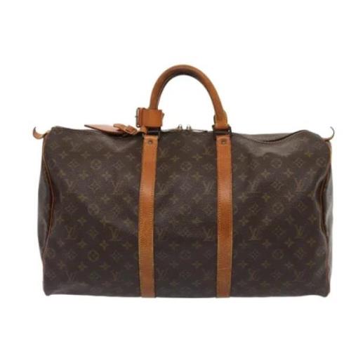 Louis Vuitton Vintage Pre-owned Canvas resvskor Brown, Dam