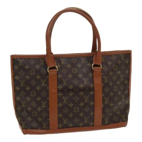 Louis Vuitton Vintage Pre-owned Canvas totevskor Brown, Dam