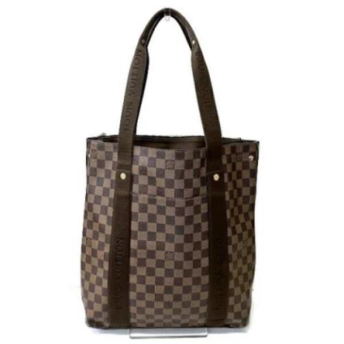 Louis Vuitton Vintage Pre-owned Tyg louis-vuitton-vskor Brown, Dam