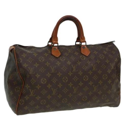 Louis Vuitton Vintage Pre-owned Canvas handvskor Brown, Dam