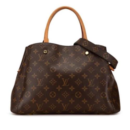 Louis Vuitton Vintage Pre-owned Canvas louis-vuitton-vskor Brown, Dam