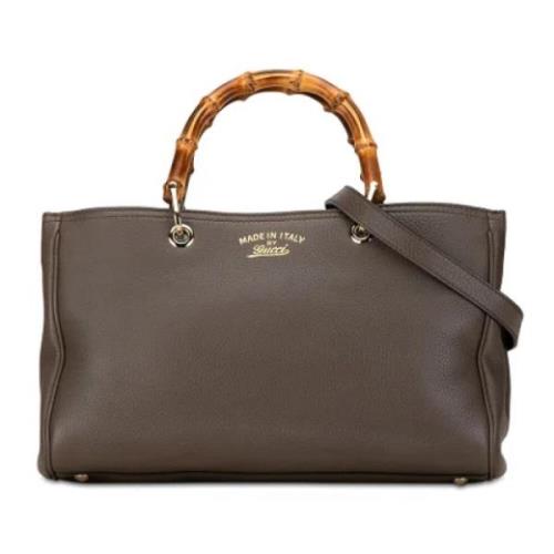 Gucci Vintage Pre-owned Laeder handvskor Brown, Dam