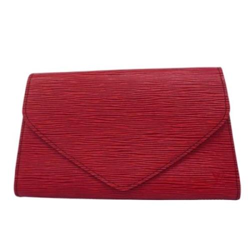 Louis Vuitton Vintage Pre-owned Tyg louis-vuitton-vskor Red, Dam