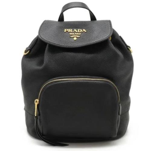 Prada Vintage Pre-owned Laeder prada-vskor Black, Dam