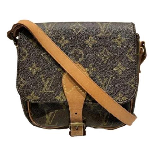 Louis Vuitton Vintage Pre-owned Tyg louis-vuitton-vskor Brown, Dam