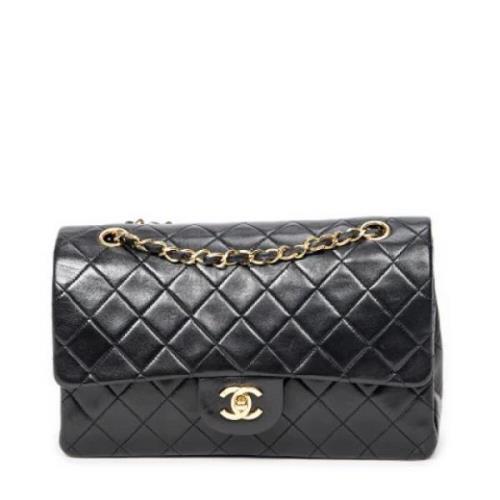 Chanel Vintage Pre-owned Laeder axelremsvskor Black, Dam